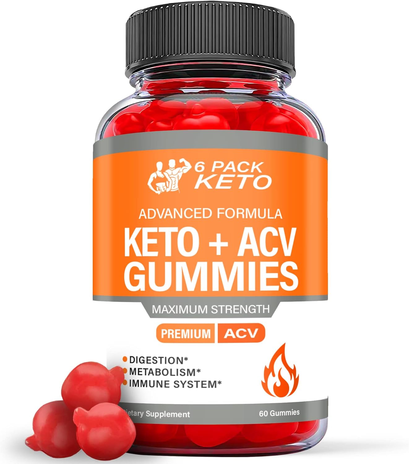 6 Pack Keto Gummies, 6 Pack Keto ACV Gummies (1 Pack)