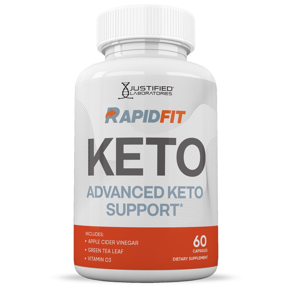 (10 Pack) Rapid Fit Keto ACV Pills 1275Mg Alternative to Gummies Dietary Supplement 600 Capsules