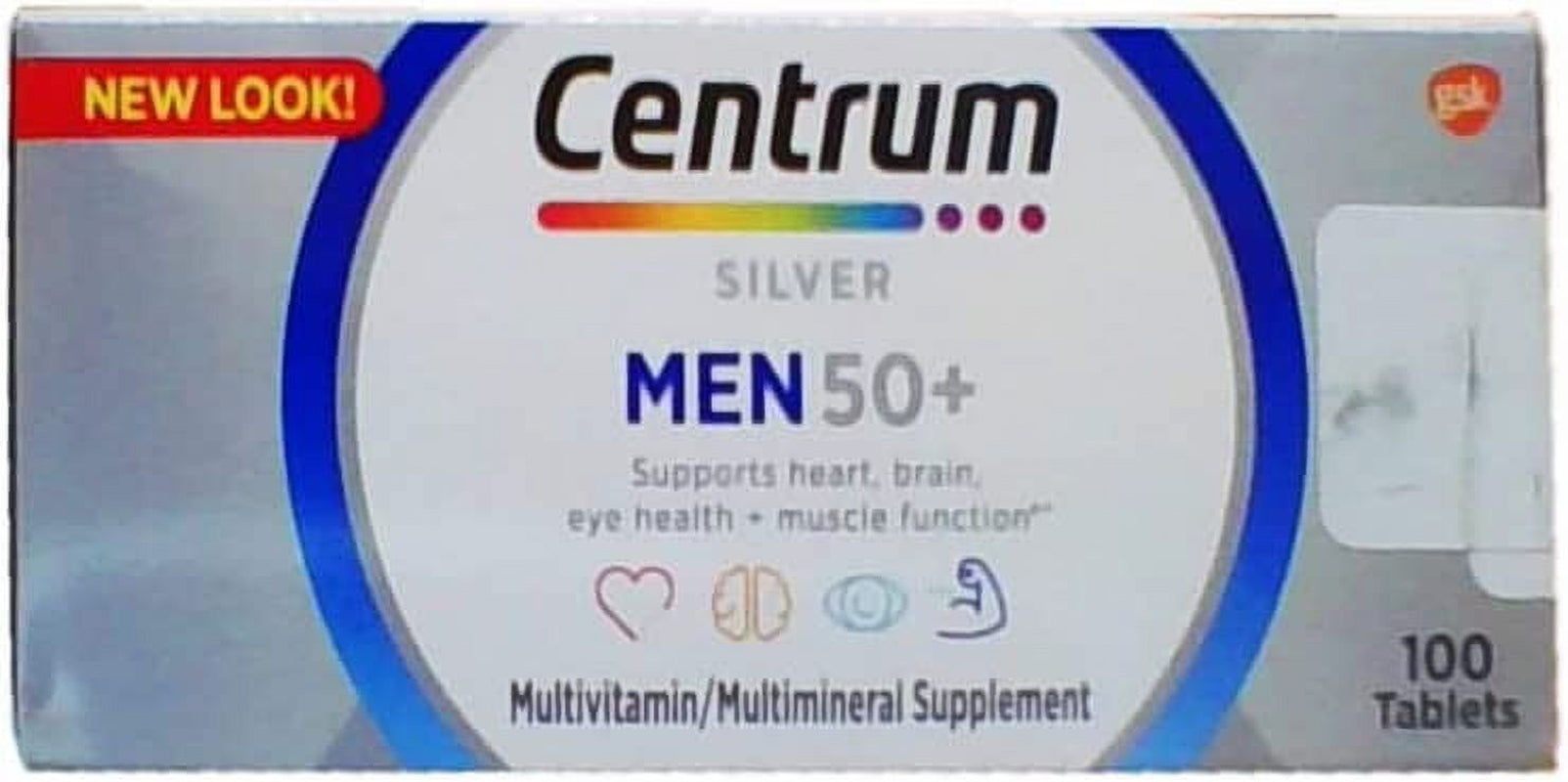 Centrum Silver Men'S 50+ Tablets 100 Tablets