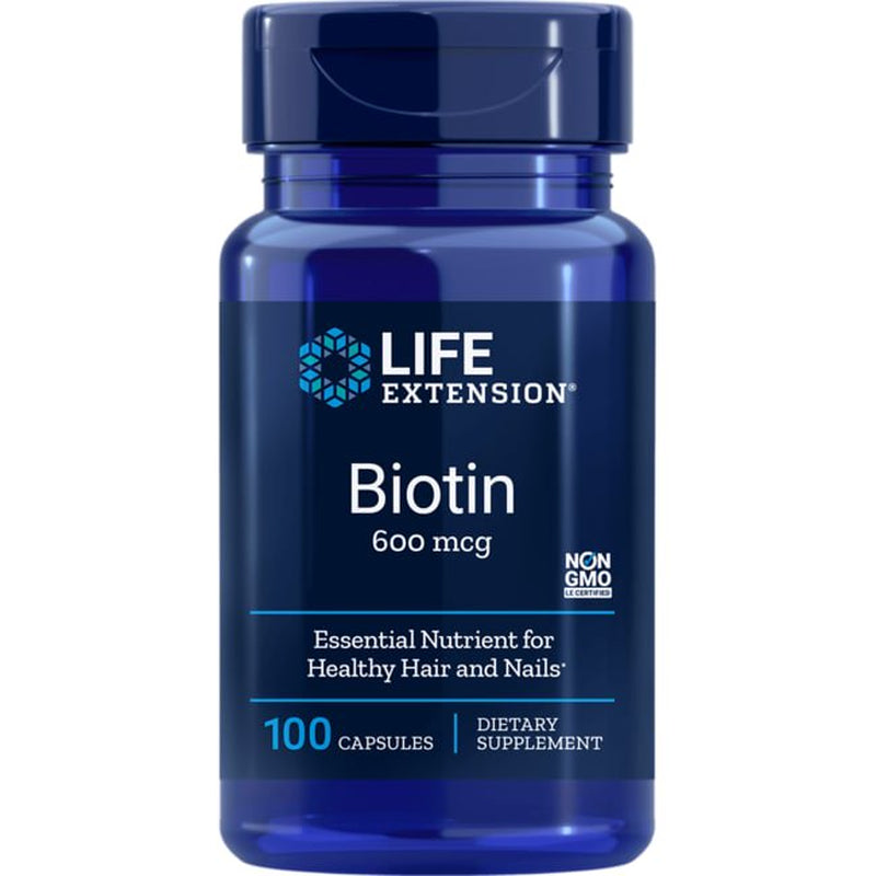 Biotin 600 Mcg - 100 Capsules by Life Extension