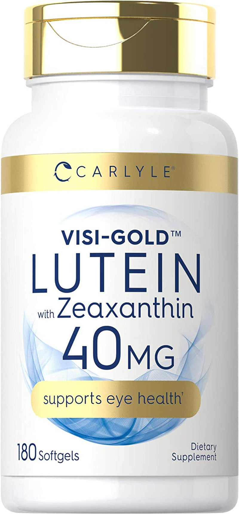 Lutein 40Mg and Zeaxanthin | 180 Softgels | by Carlyle