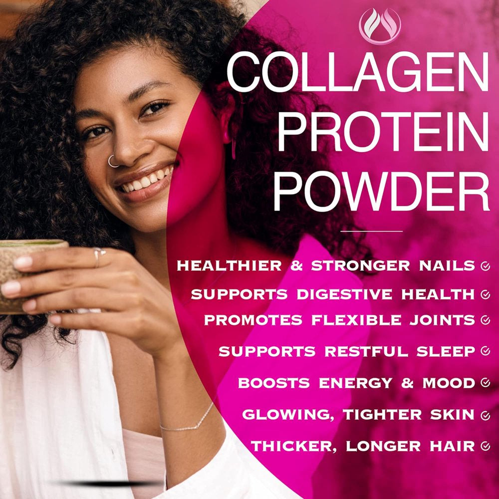 Collagen Pills Multi Collagen Complex Type I, II, III, V, X - Hydrolyzed Collagen Peptides Capsules, Hair Skin and Nails Vitamins, Joint Support, 90 Ct. - Enclare Nutrition Beautify