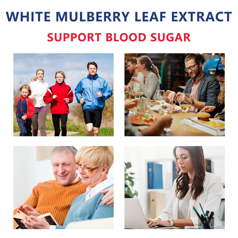 White Mulberry Leaf Extract Dietary Supplement, 950 Mg 60 Pills, Misspep Nutrition