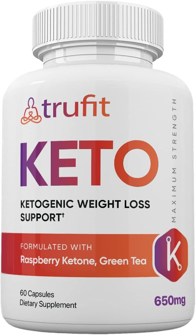 Trufit Keto Single Bottle, 60 Count (Pack of 1)