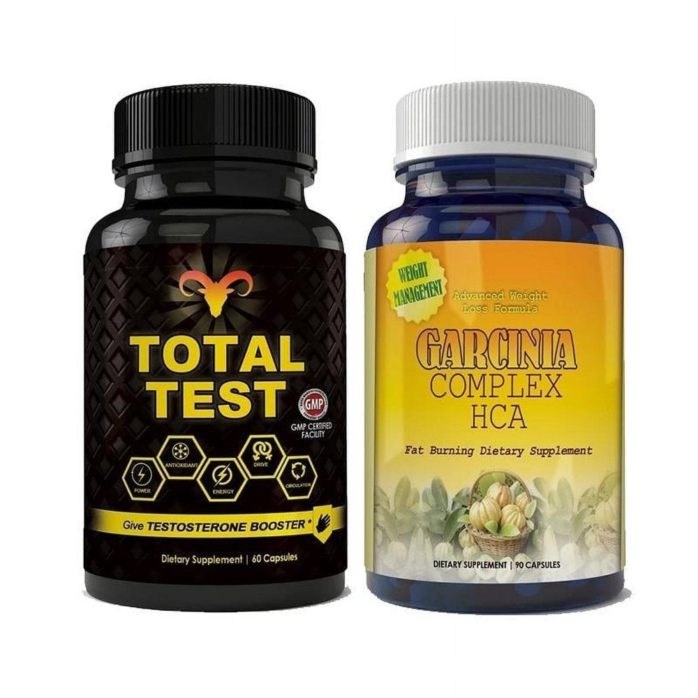 Total Test Testosterone Booster and Garcinia HCA Complex Combo Pack