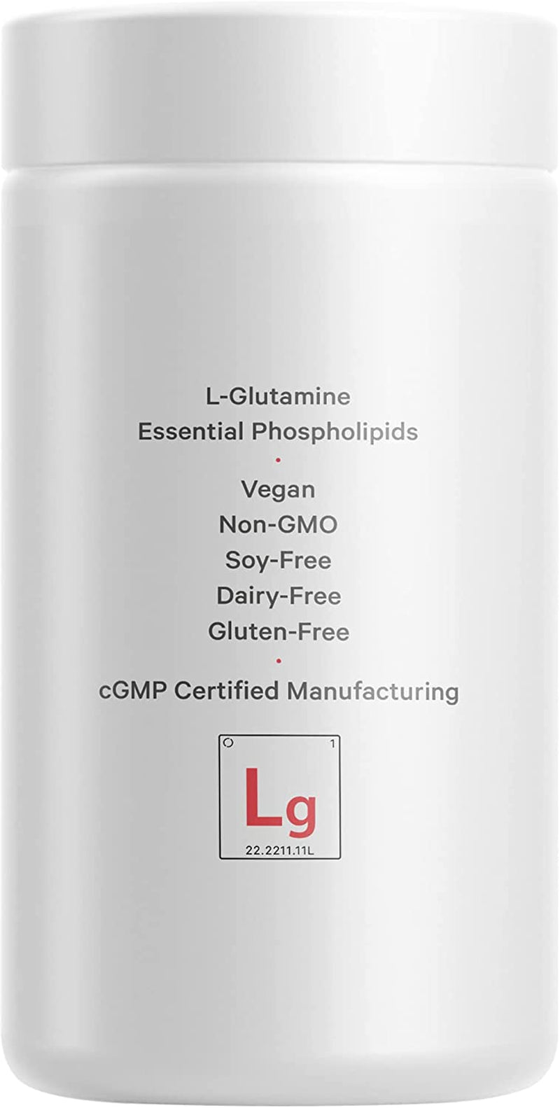 Codeage L-Glutamine 1000Mg Supplement, Free-Form Amino Acid Glutamine, Liposomal Delivery for Enhanced Absorption, 3-Month Supply, Vegan & Non-Gmo, Gut Health, Immune, Muscles Support, 180 Capsules