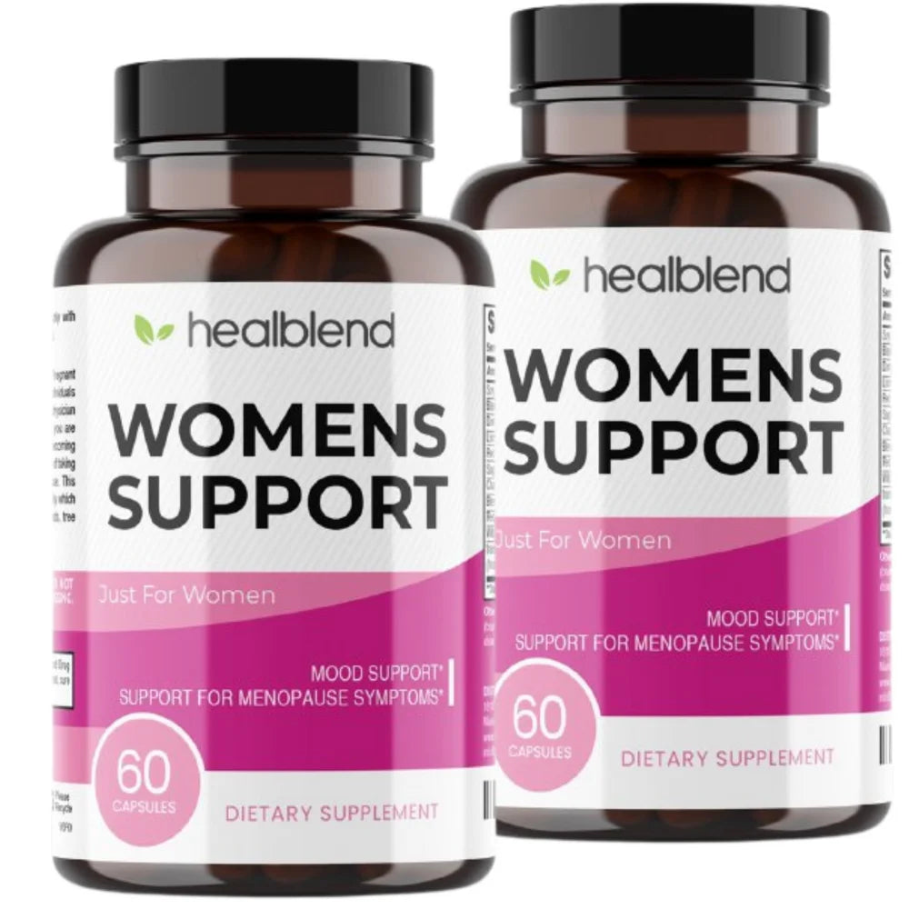 Healblend Women'S Support Supplements - Reduces Menopause Symptoms, Hormonal Balance, Promote Healthy Mood - 2 Pack