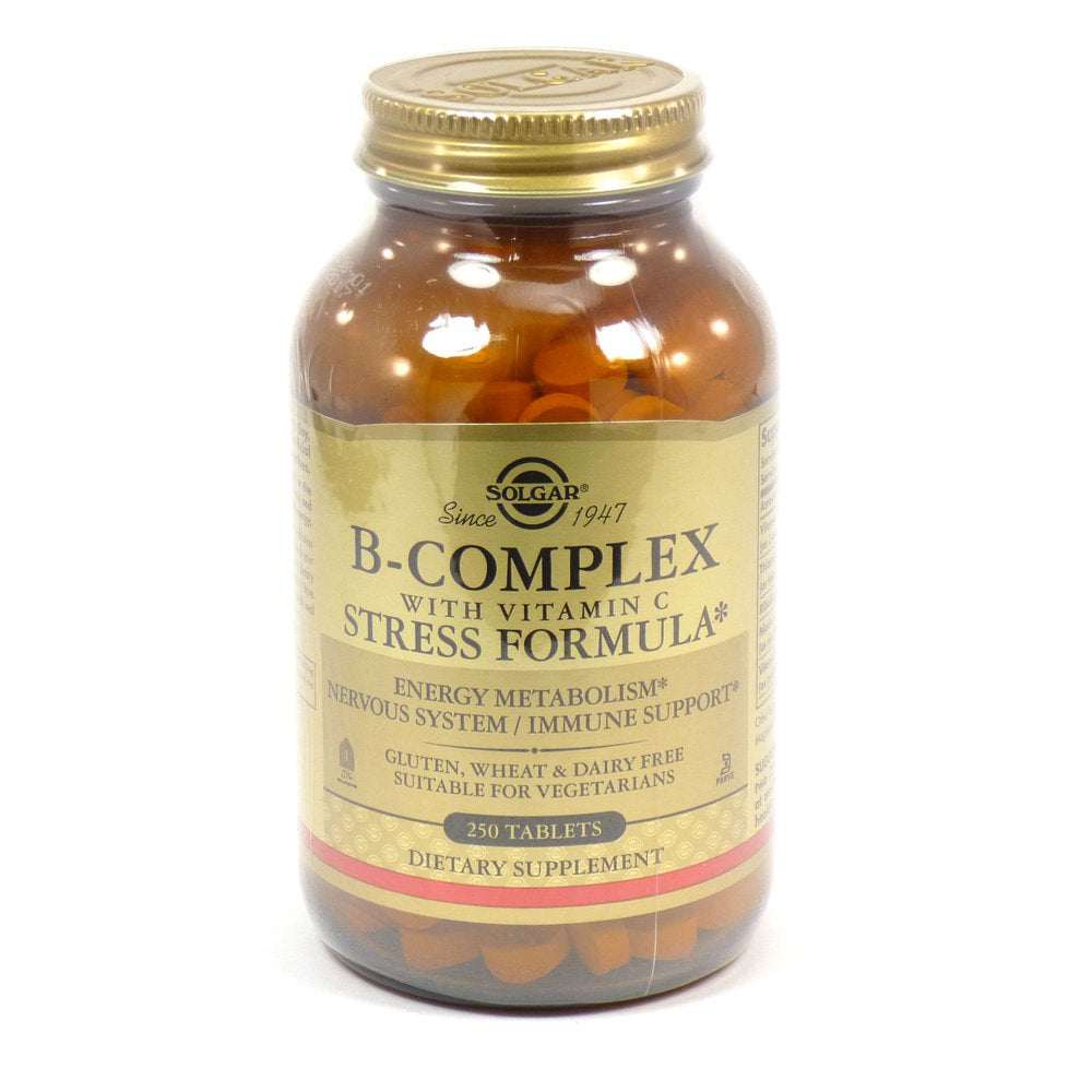 Solgar B-Complex with C Stress Formula Tablets - 250 Count