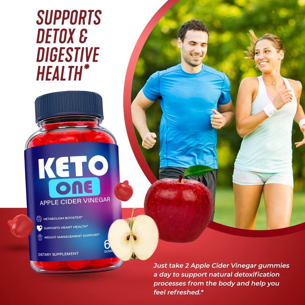 (3 Pack) Keto One Keto ACV Gummies - Supplement for Weight Loss - Energy & Focus Boosting Dietary Supplements for Weight Management & Metabolism - Fat Burn - 180 Gummies