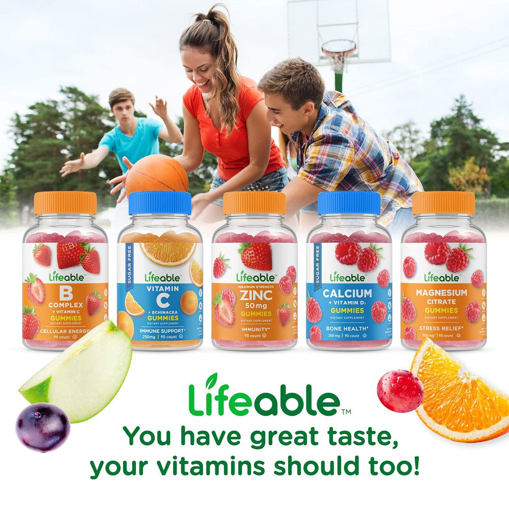 Lifeable Vitamin D - 5000 IU - 90 Gummies