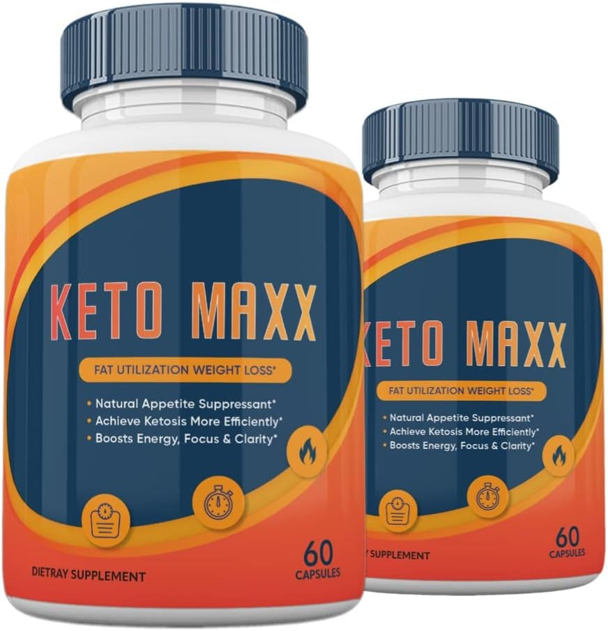 (2 Pack) Keto Maxx Advanced Ketogenic Formula, 120 Count, 2 Months Supply