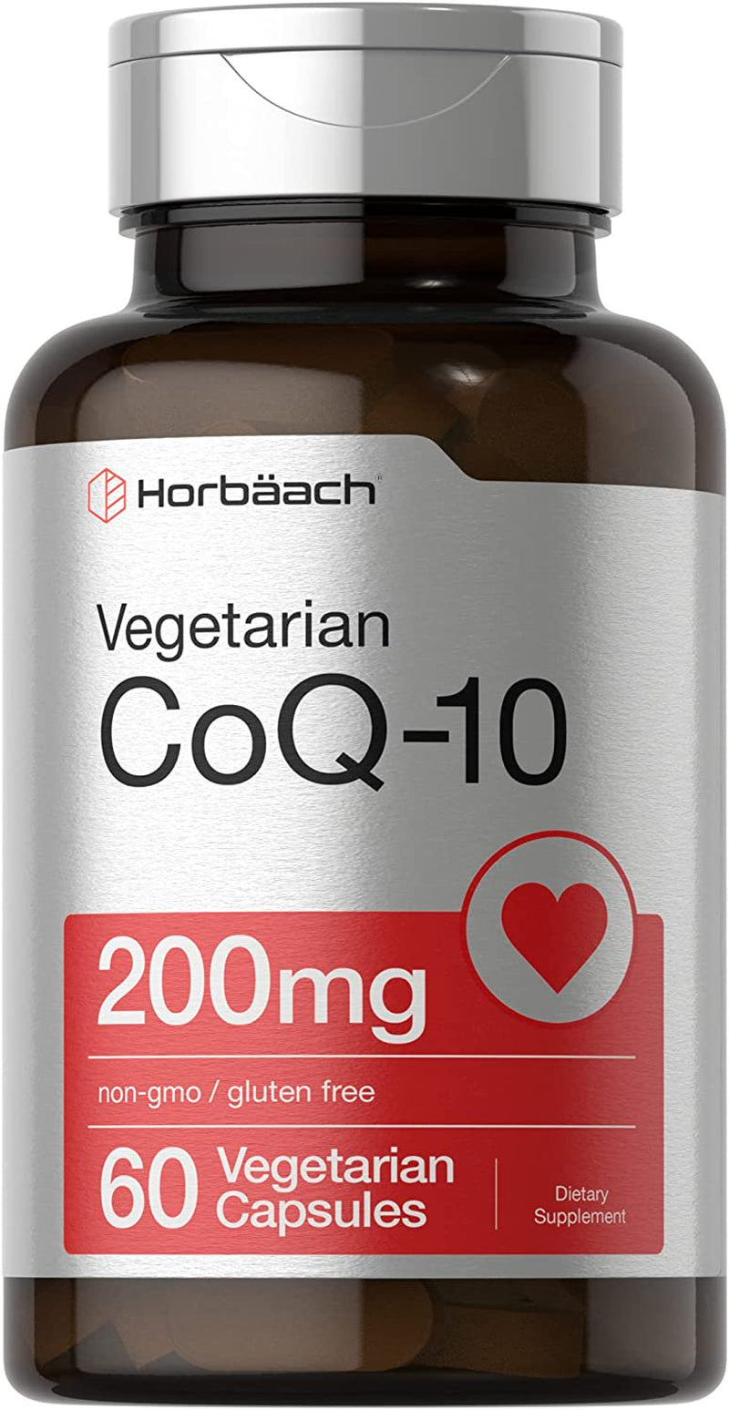 Coq10 | 200Mg | 60 Vegetarian Capsules | by Horbaach