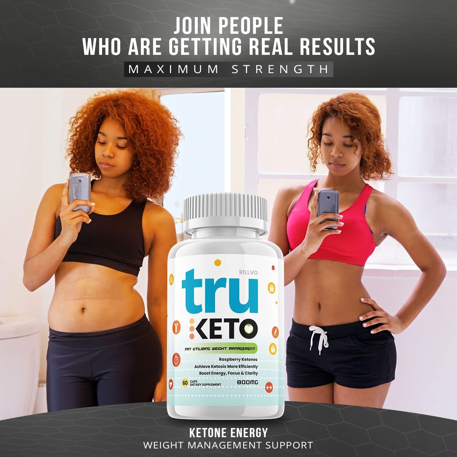 (3 Pack) Tru Keto Pills, Advanced Ketogenic Formula (180 Capsules)