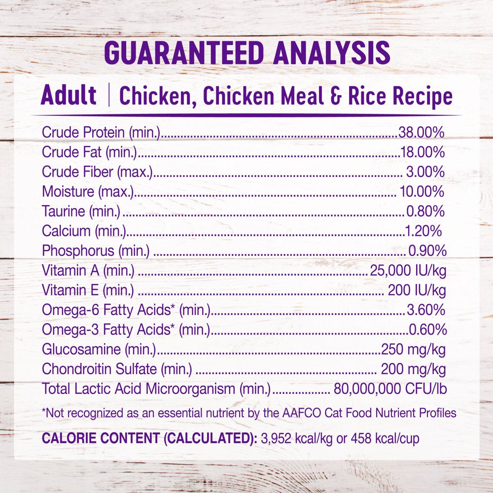 Wellness Complete Health Dry Cat Food, Chicken & Chicken Meal Recipe, 5Lb Bag