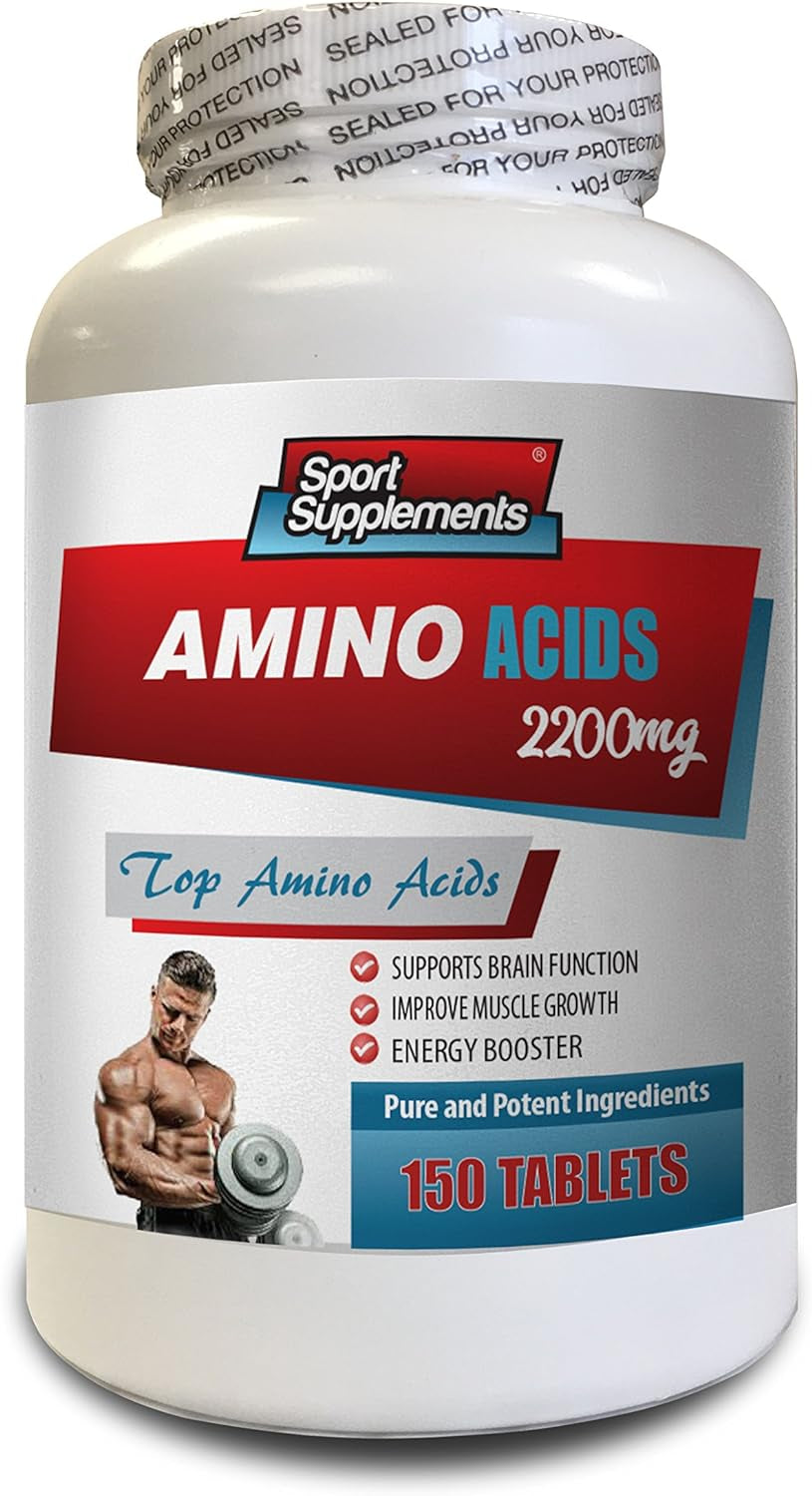 Workout Supplements for Men Pills - Amino ACIDS 2200 MG - Amino Acids Pills for Men, 1 Bottle (150 Tablets)