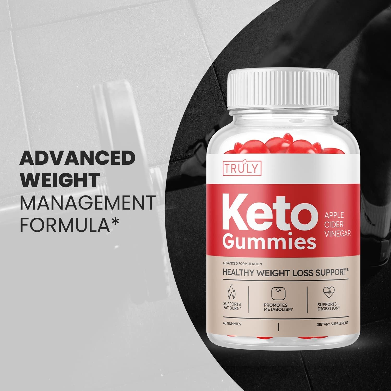 Truly Keto Gummies, Truly Keto ACV Gummies (5 Pack)