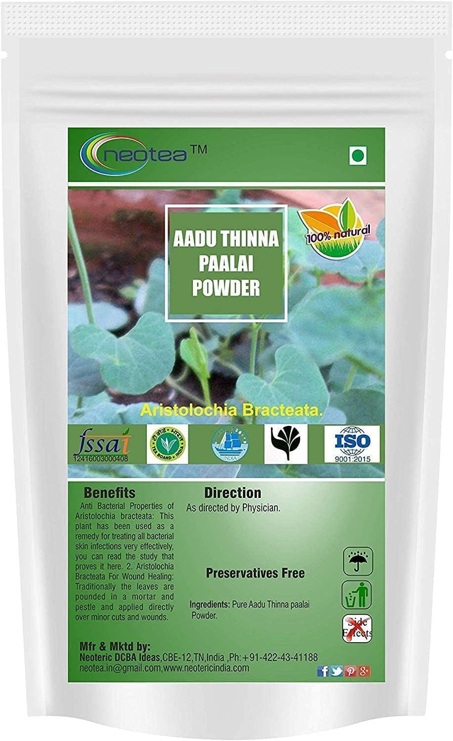 BETT Neotea Aadu Thinna Paalai, Aristolochia Bracteata Powder, 300 G.