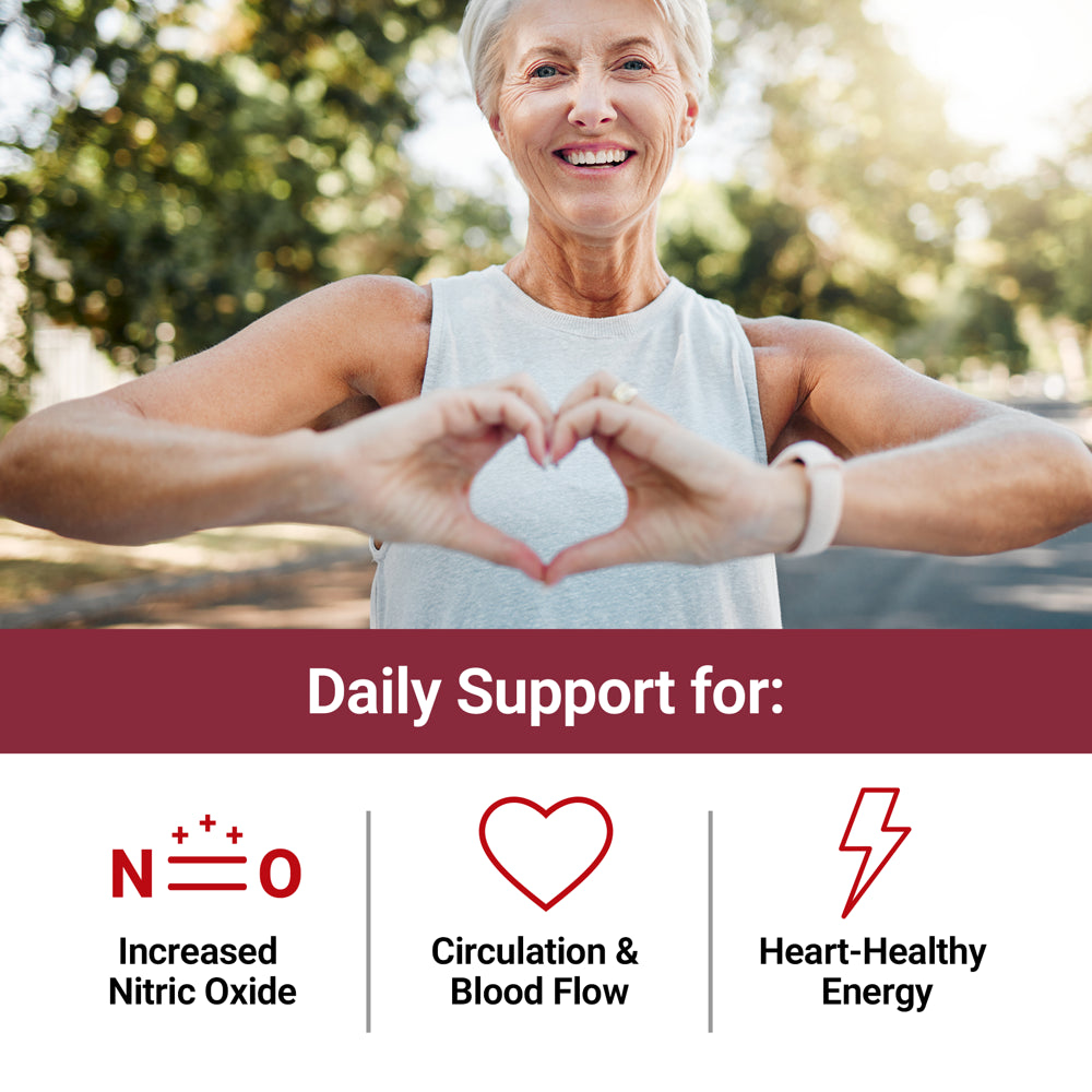 Total Beets Blood Pressure Support Supplement, Beets Supplements with Beet Powder, Great-Tasting Beets Chewables for Heart-Healthy Energy, and Increased Nitric Oxide, Force Factor, 60 Soft Chews