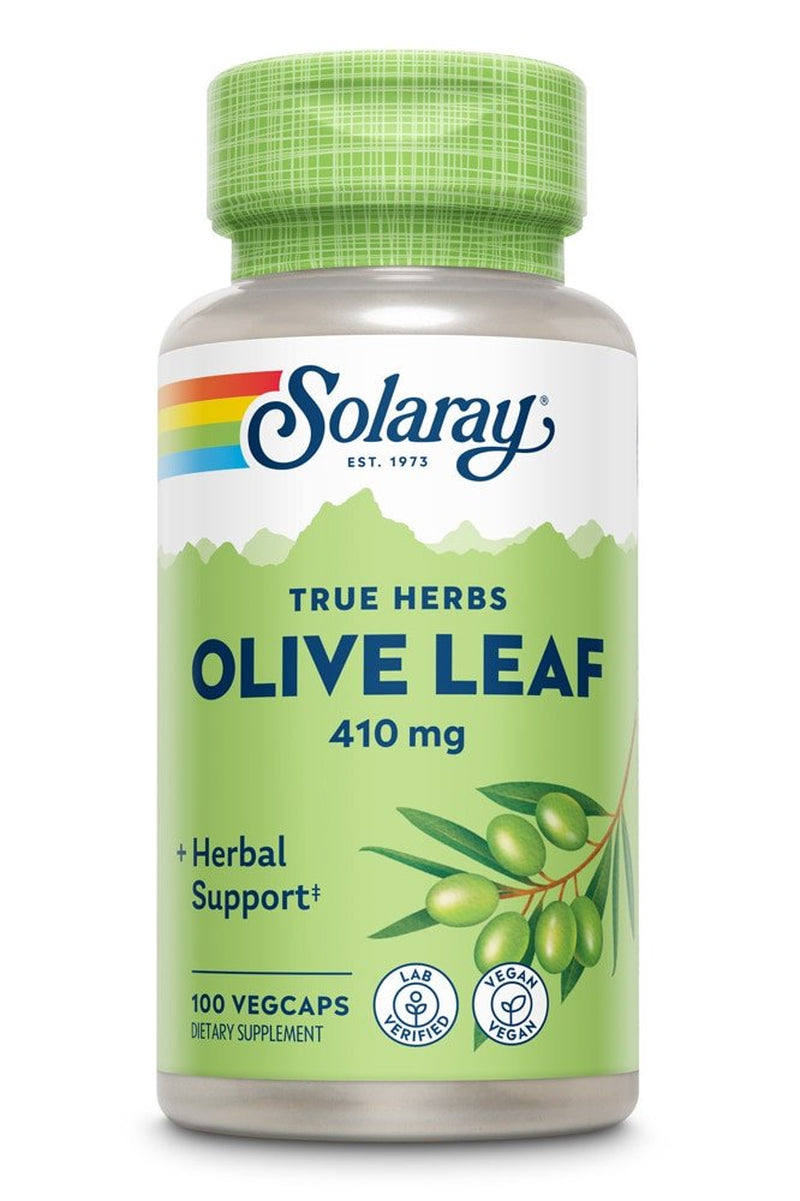 Solaray Olive Leaf -- 410 Mg - 100 Vegcaps