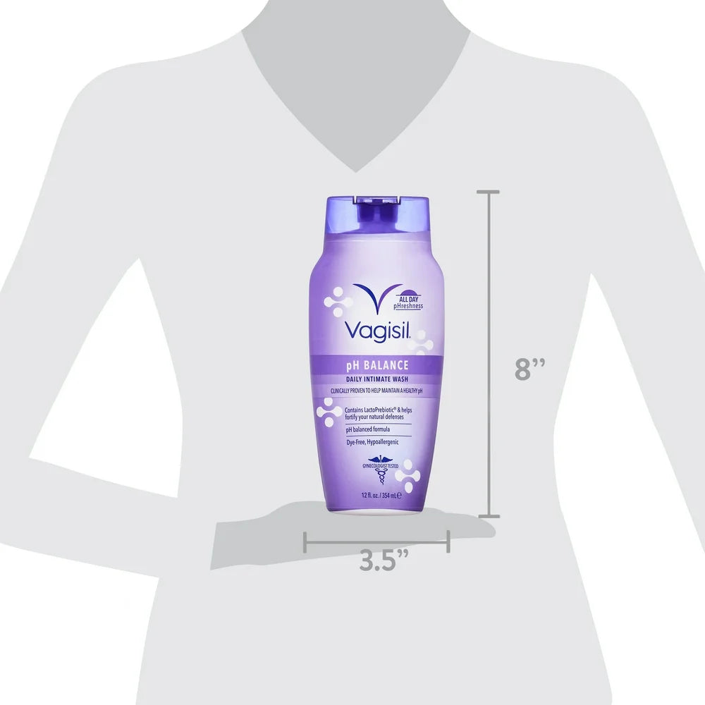 Vagisil PH Balance Daily Intimate Vaginal Feminine Wash, 12 Oz, 1 Pack