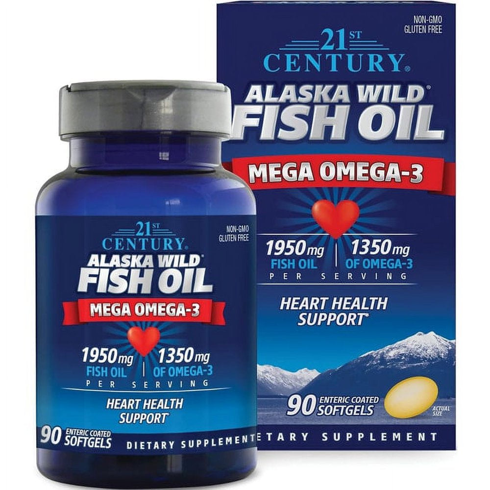 21St Century Alaska Wild Fish Oil Softgels 90 Each