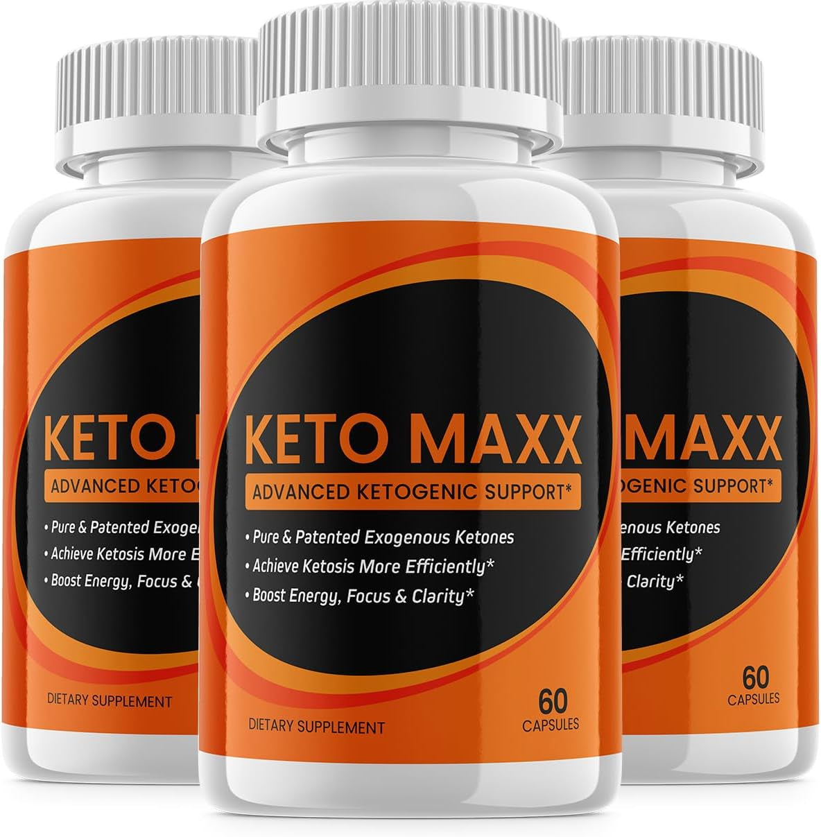 (3 Pack) Keto Maxx Pills, Advanced Ketogenic Formula (180 Capsules)