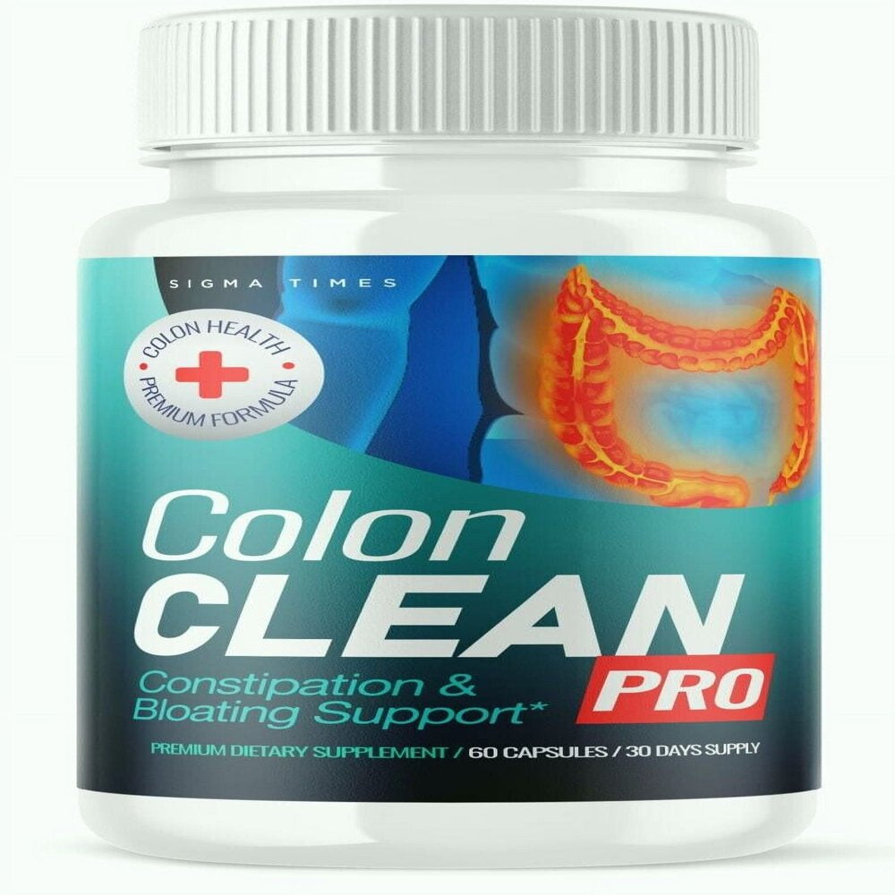 Colon Clean Pro Natural Digestive Support Supplement for Gut Health 60Ct