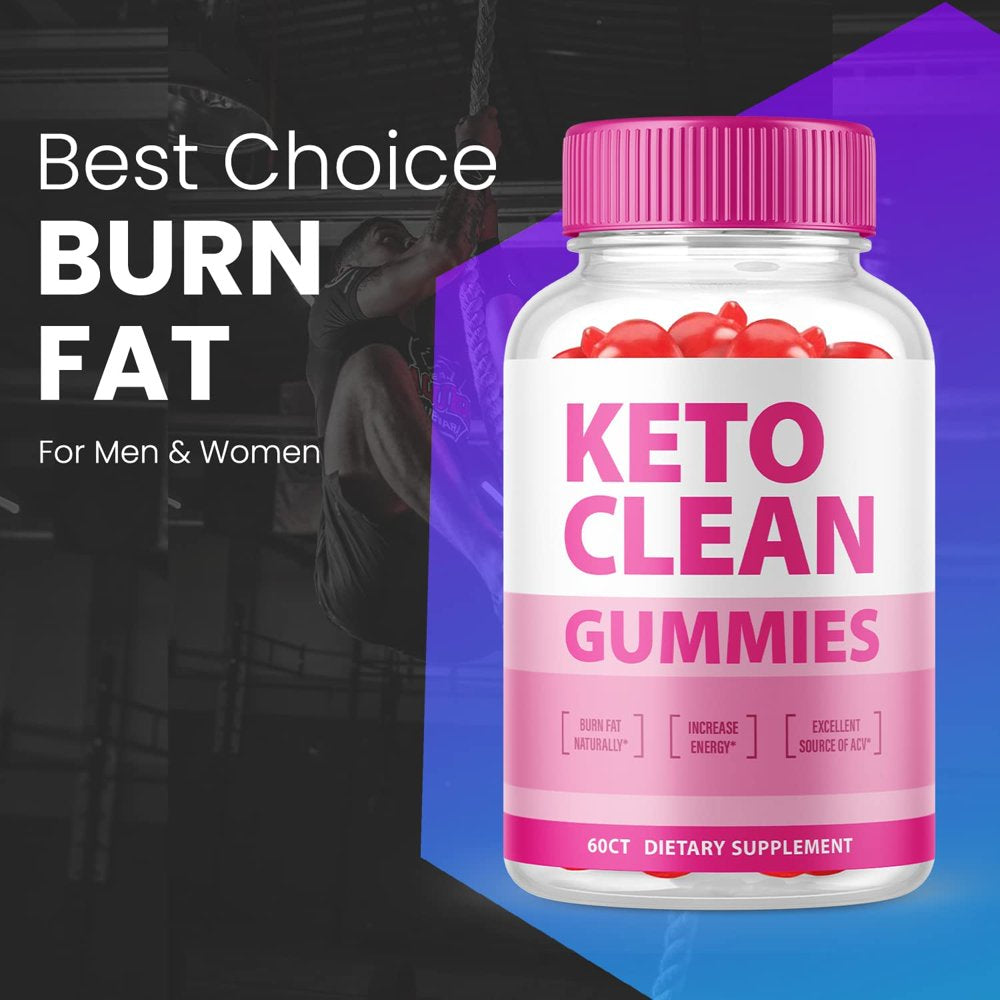 (2 Pack) Keto Clean ACV Gummies - Supplement for Weight Loss - Energy & Focus Boosting Dietary Supplements for Weight Management & Metabolism - Fat Burn - 120 Gummies