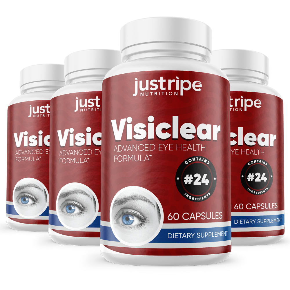 4 Pack Visiclear Advanced Eye Formula for Eyes Supplement Formula