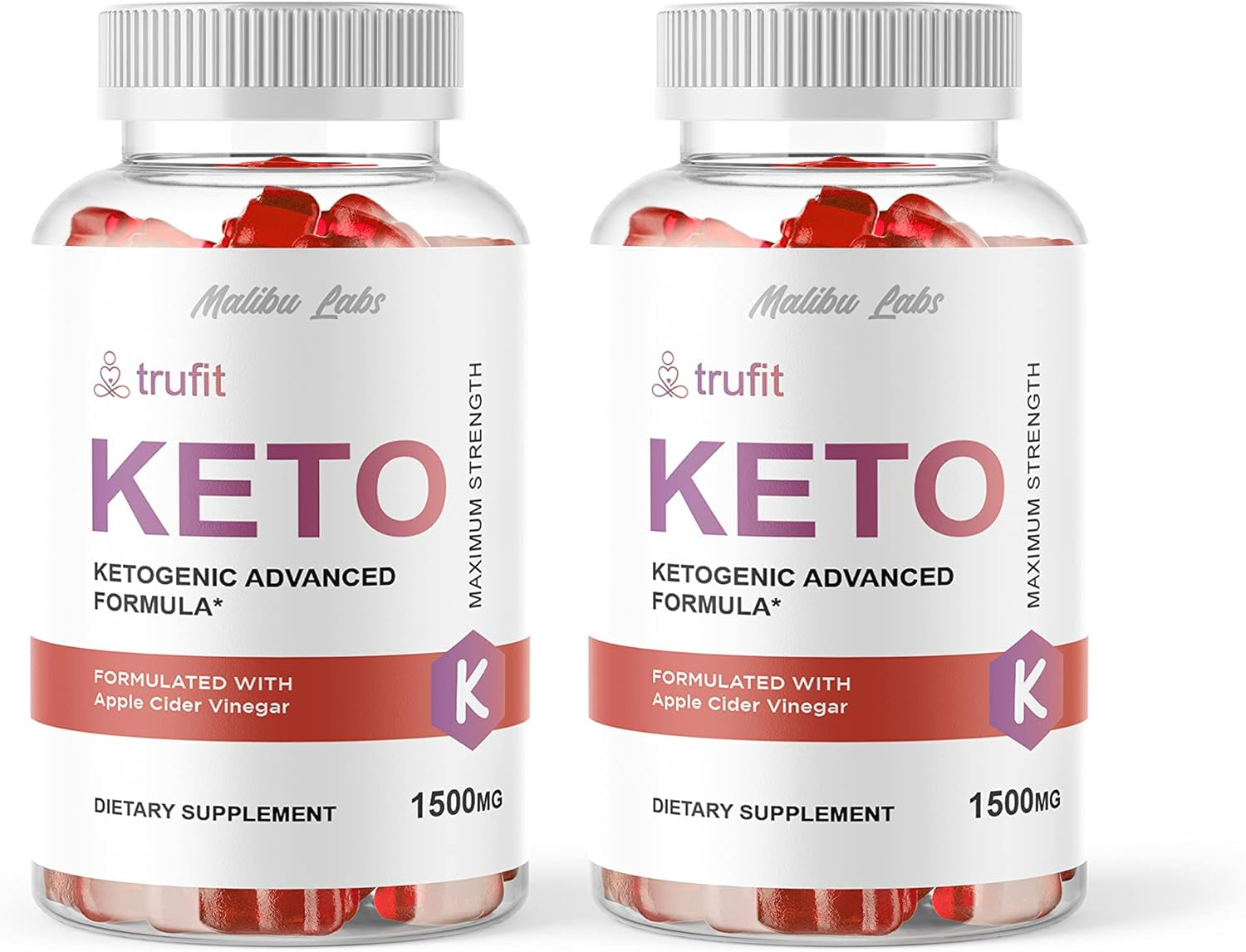 Trufit ACV Gummies, Apple Cider Vinegar Ketosis, New Strong Time Released Formula, 1500Mg Once a Day, Ketogenic Tru Fit True Support Supplement, Ketos Shark Gummy (2 Pack) 60 Day Supply Tank