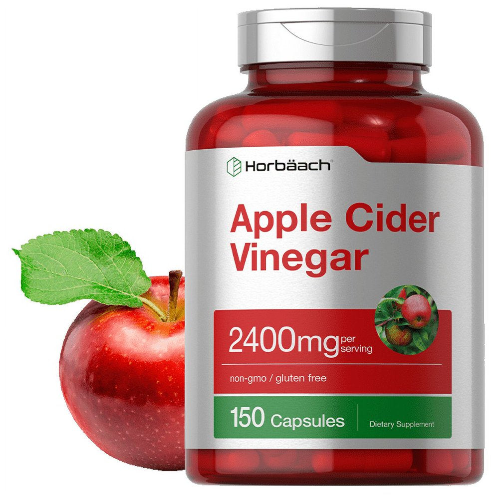 Apple Cider Vinegar Capsules | 2400Mg | 150 Capsule | Non-Gmo, Gluten Free Supplement | by Horbaach