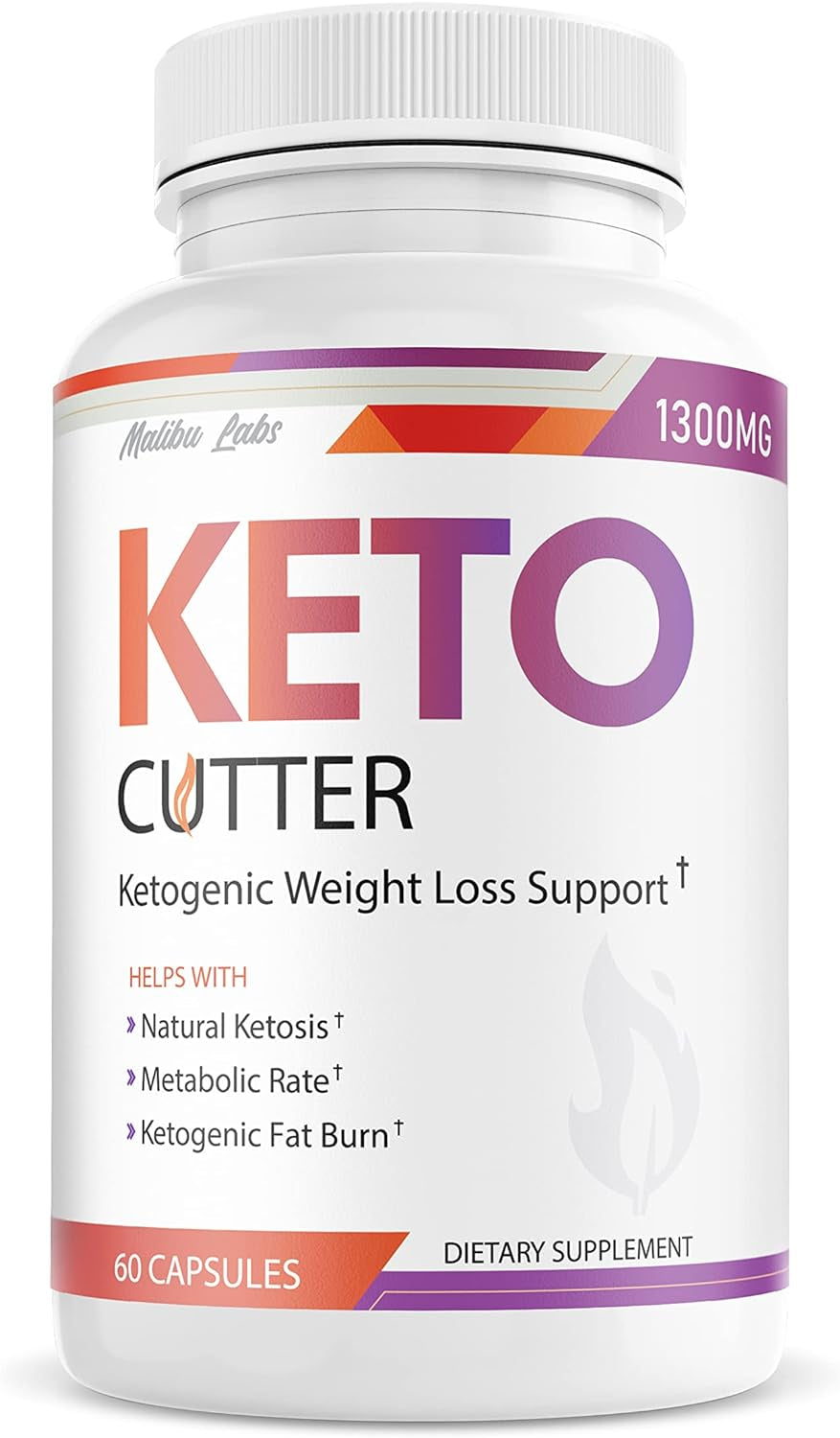 (Official) Cutter Keto, Advanced Formula 1300 MG, Made in the USA, (1 Bottle Pack), 30 Day Supply