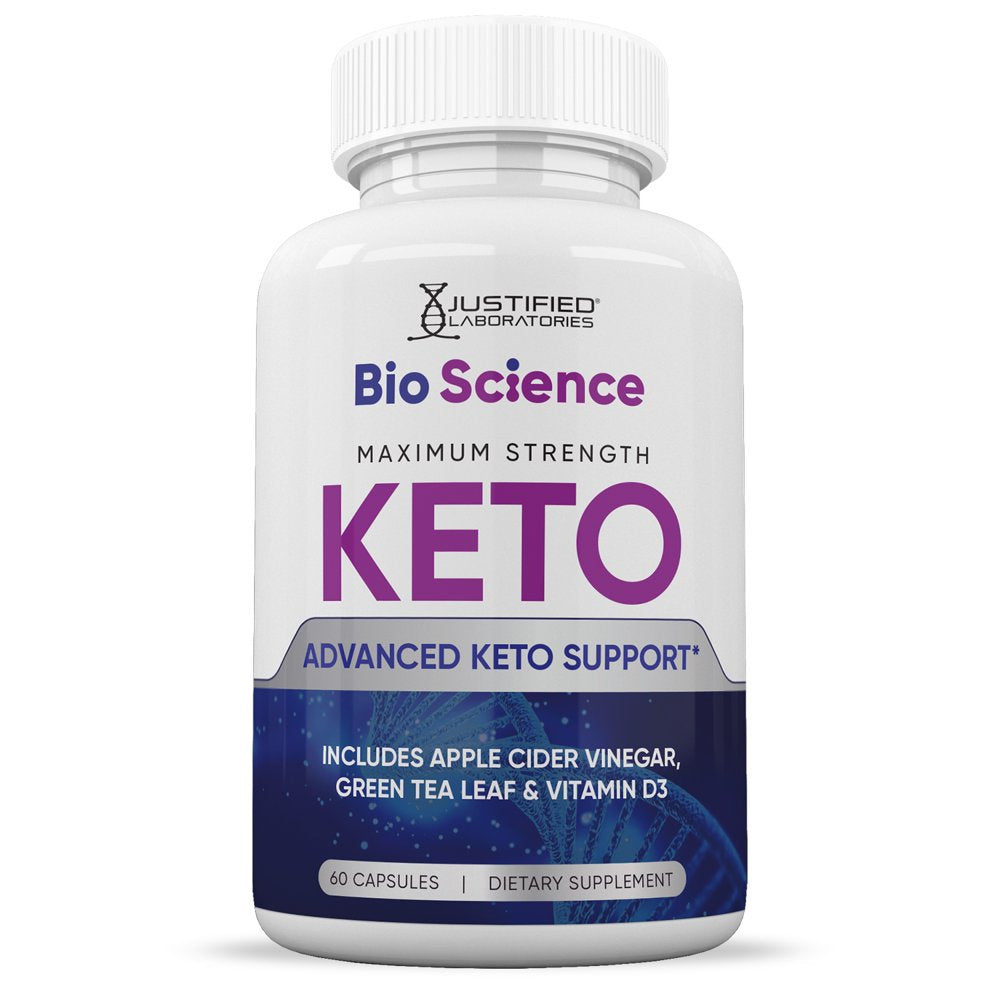 (3 Pack) Bio Science Keto ACV Pills 1275Mg Dietary Supplement 180 Capsules