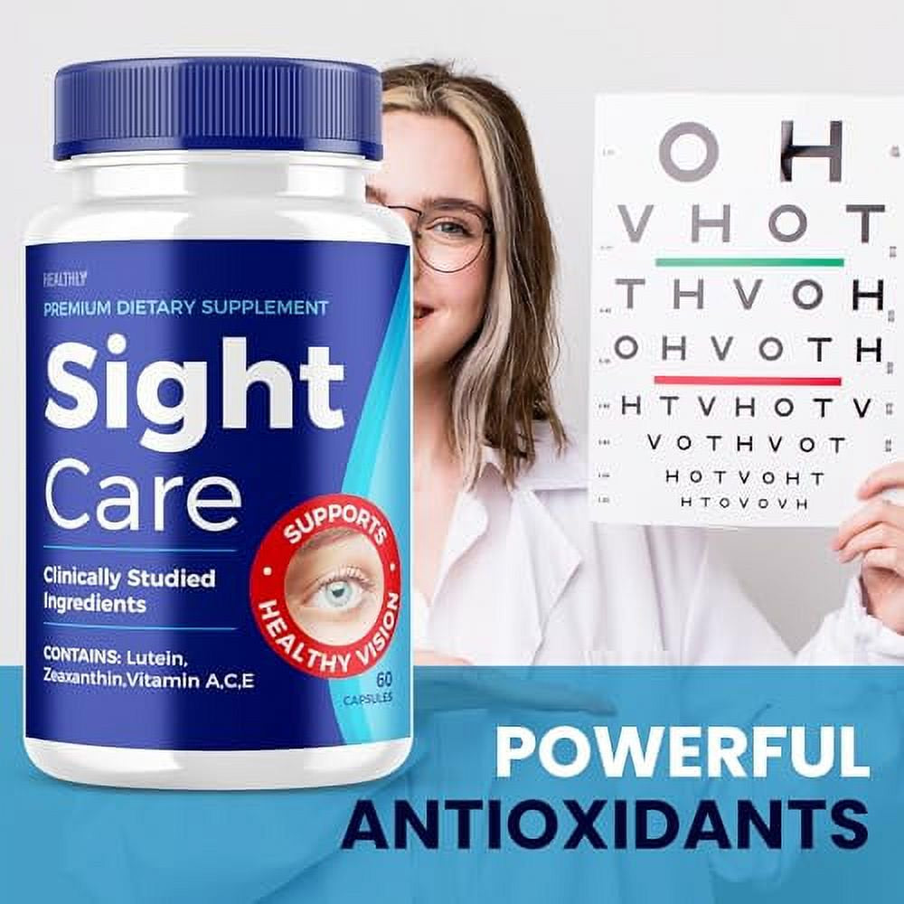 (3 Pack) Sight Care 20/20 Vision Support Vitamins - Official Formula - Sight Care Supplement, Sightcare Eye Supplement Vision Vitamins Reviews Premium Sight Care Vision Pills Health (180 Capsules)