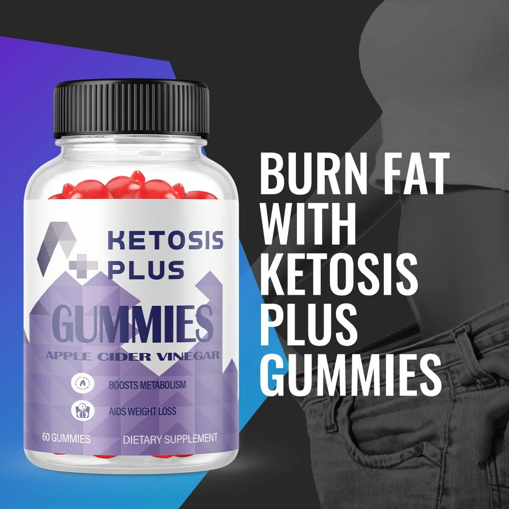 (5 Pack) Ketosis plus ACV Gummies - Supplement for Weight Loss - Energy & Focus Boosting Dietary Supplements for Weight Management & Metabolism - Fat Burn - 300 Gummies