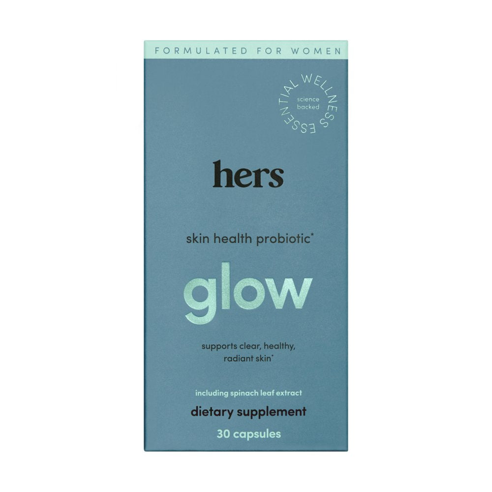 Hers Glow Skin Health Probiotic Supplement for Women, 30 Count