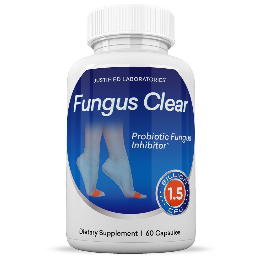 (2 Pack) Fungus Clear Probiotic 1.5 Billion CFU Supplement Pills Toenail Fungus Treatment 120 Capsules