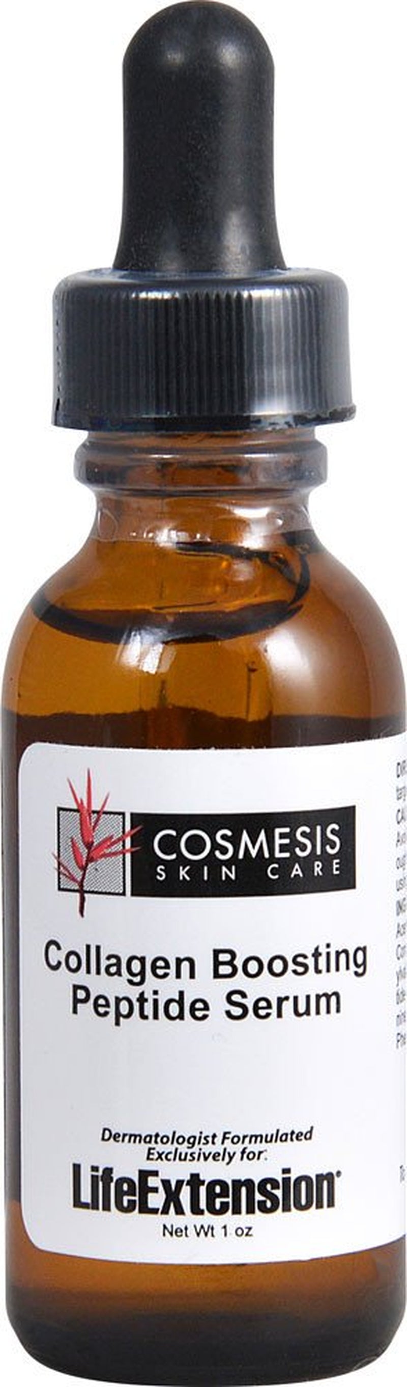 Life Extension Cosmesis Skin Care Collagen Boosting Peptide Serum -- 1 Oz