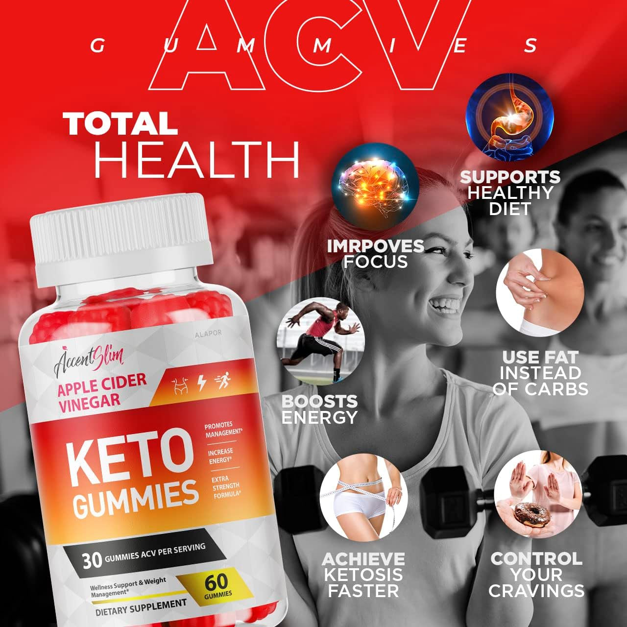 Accent Slim Keto ACV Gummies - Accentslim Apple Cider Vinegar General Wellness Support Gummys, Accentslimketogummies AVC Gummie, Accentslimkvcgummies Supplement Gummy for 30 Days Supply