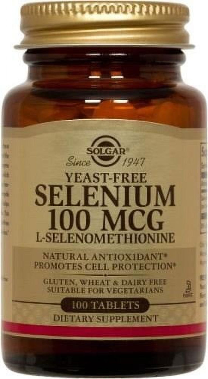 Selenium Yeast Free 100 Mcg - 100 Tablets