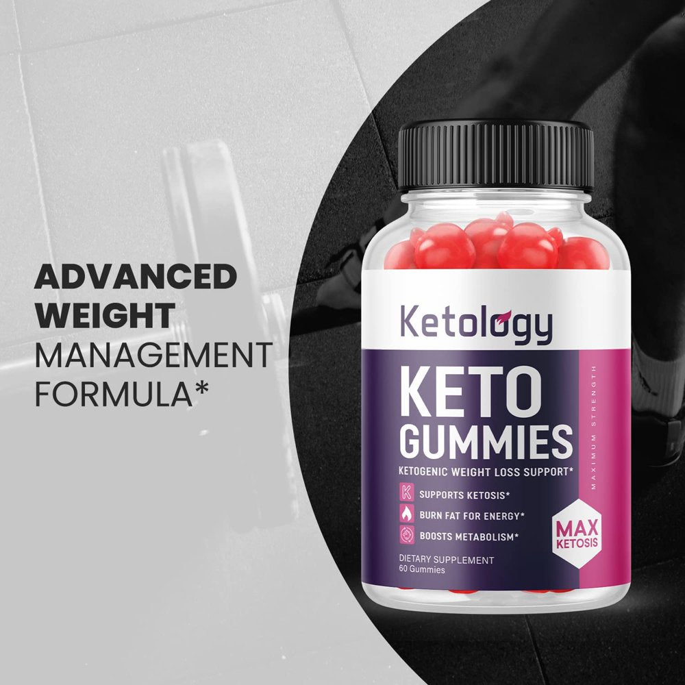 (5 Pack) Ketology Keto ACV Gummies - Supplement for Weight Loss - Energy & Focus Boosting Dietary Supplements for Weight Management & Metabolism - Fat Burn - 300 Gummies