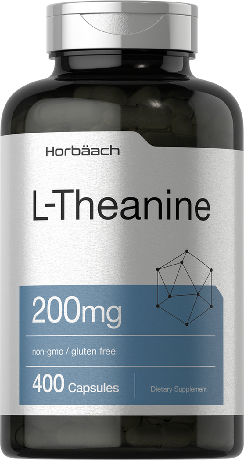 L Theanine 200Mg | 400 Capsules | Value Size | by Horbaach