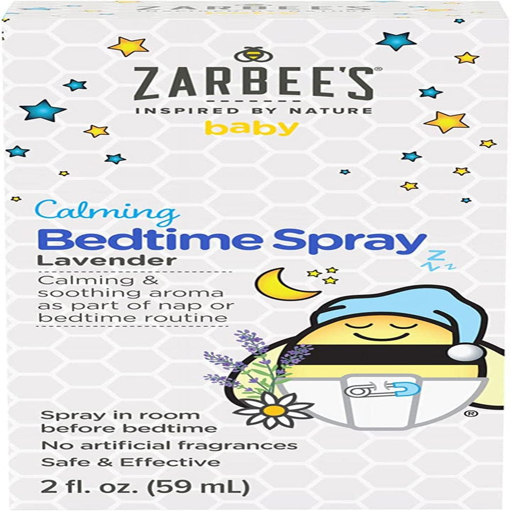 Zarbee'S Baby Sleep Spray Calming Bedtime Spray with Natural Lavender and Chamomile to Help Infant Nighttime Routine 2Oz Bottle