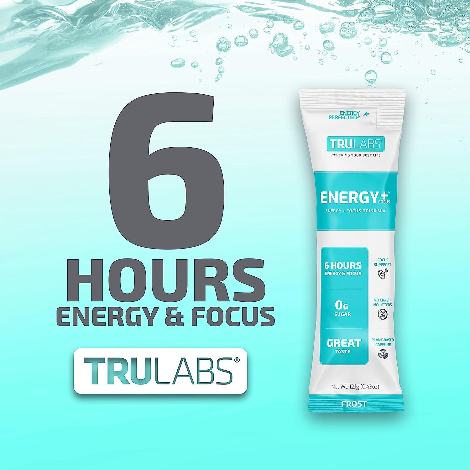 Trulabs Endurance Energy + Focus, Powdered Drink Mix, Frost