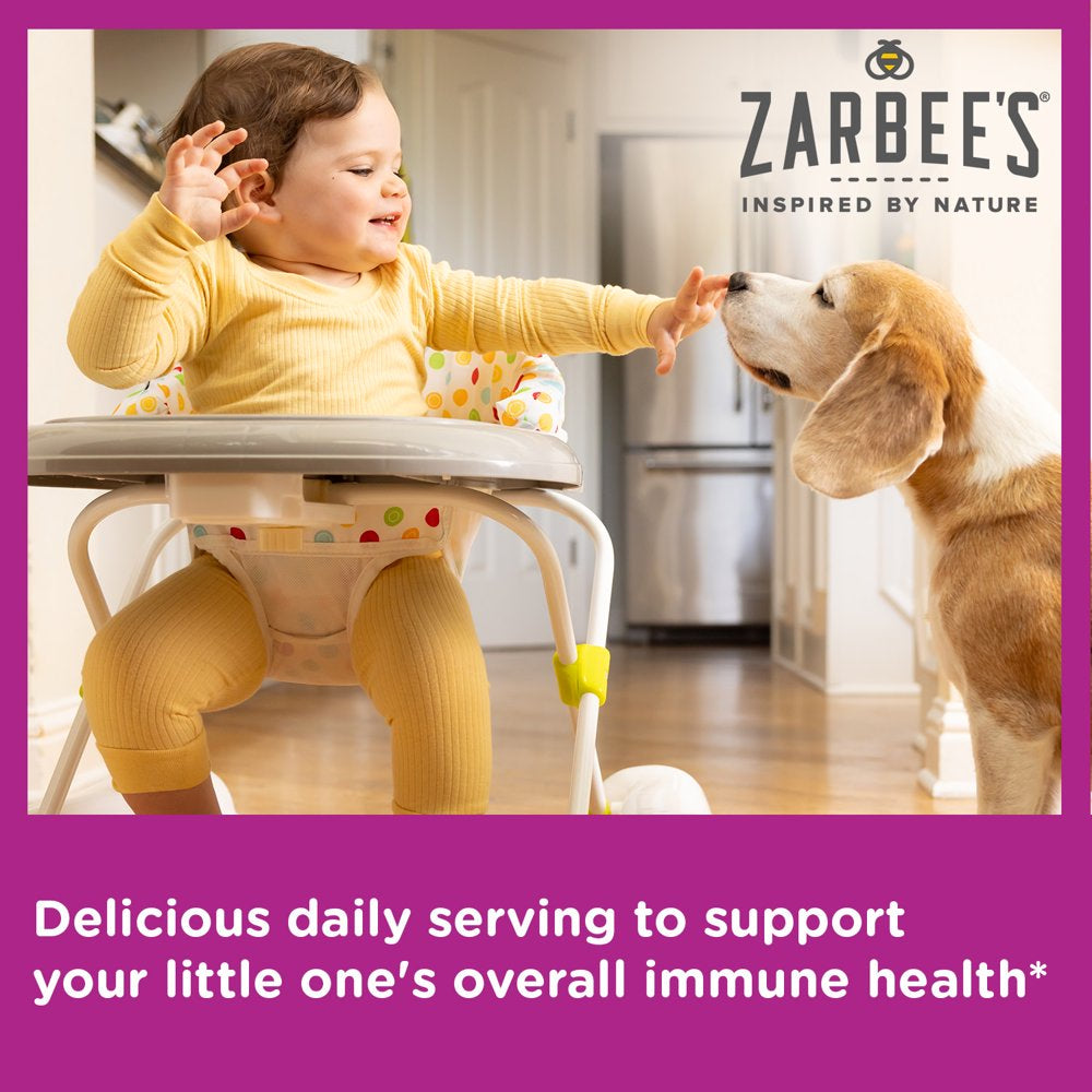 Zarbee'S Baby Immune Support with Zinc, Age 6 Months+, Grape, 2Oz