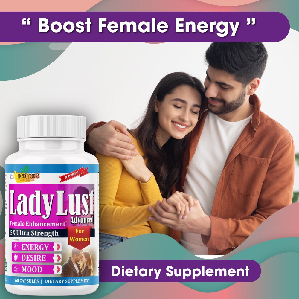 Energy Booster for Women, Mood Pills Energy Supplements for Women Boosting Passion, Desire & Excitement (60Ct) by Therefore